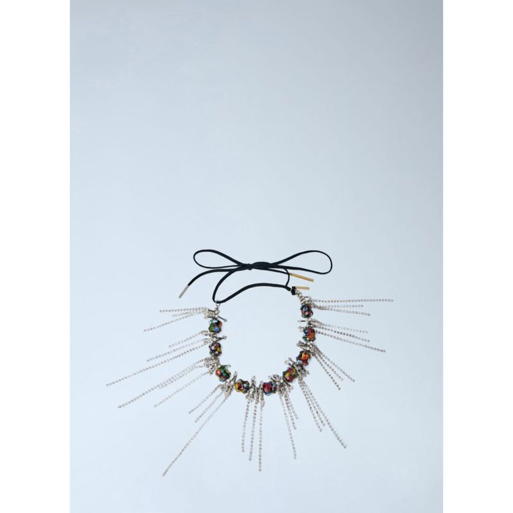 Dries Van Noten Women Chain Embellished Collar Necklace